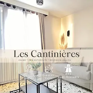 Les Cantinieres - Bourgoin Jallieu - Jardin Prive Appartement